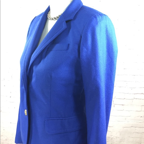 J. Crew School Boy Royal Blue Blazer Size 2 - Picture 4 of 8